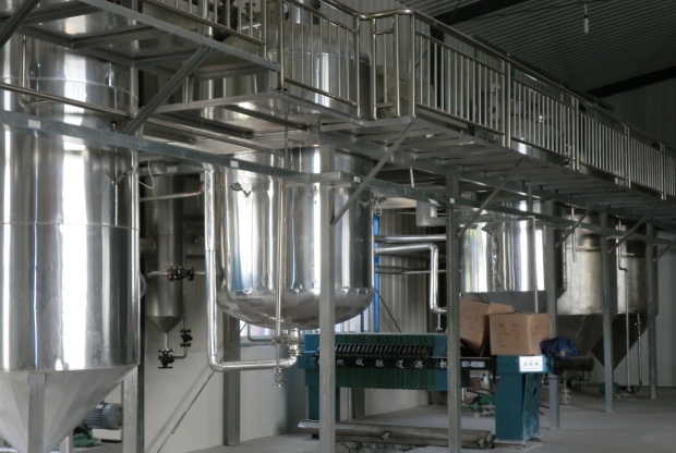 油莎豆油精炼设备生产线